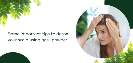 Some important tips to detox your scalp using qasil powder