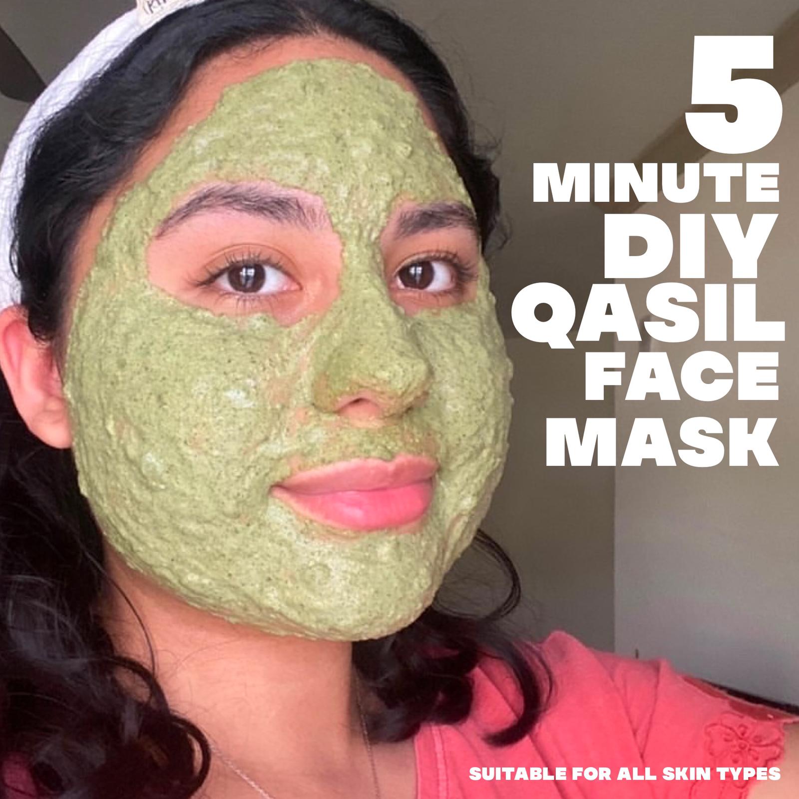 How to make qasil face mask for all skin types?