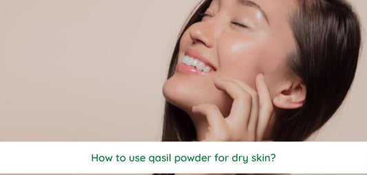 How to use qasil powder for dry skin?